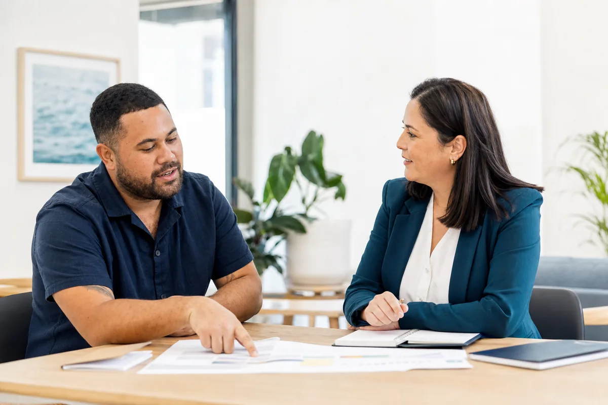 NDIS participant leading a support coordination planning conversation
